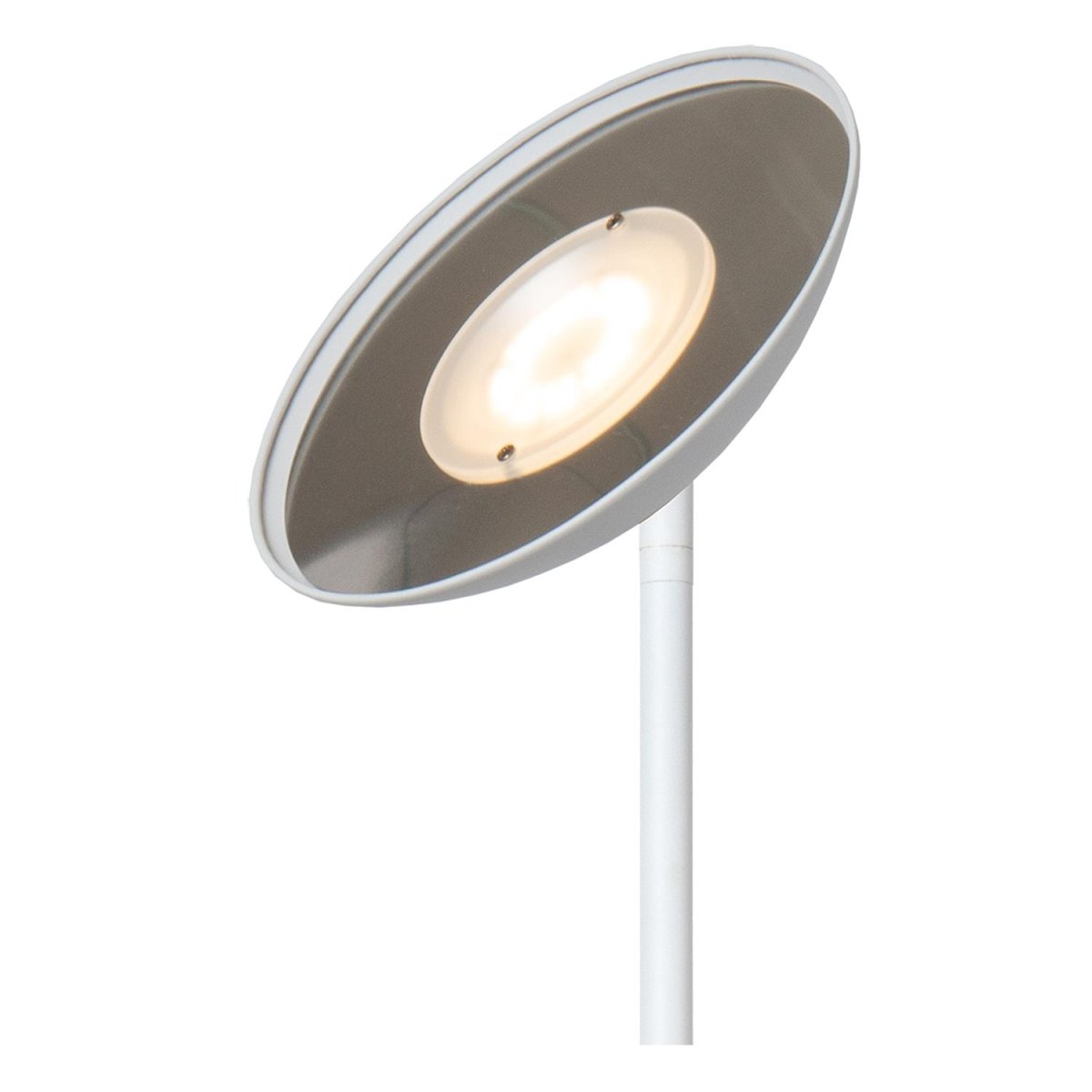 Zenith 1 Hvit gulvlampe Fra Lucide - Zenith har ogs&aring; en justerbar lampeskjerm; at du kan rette lyset akkurat dit du trenger det.