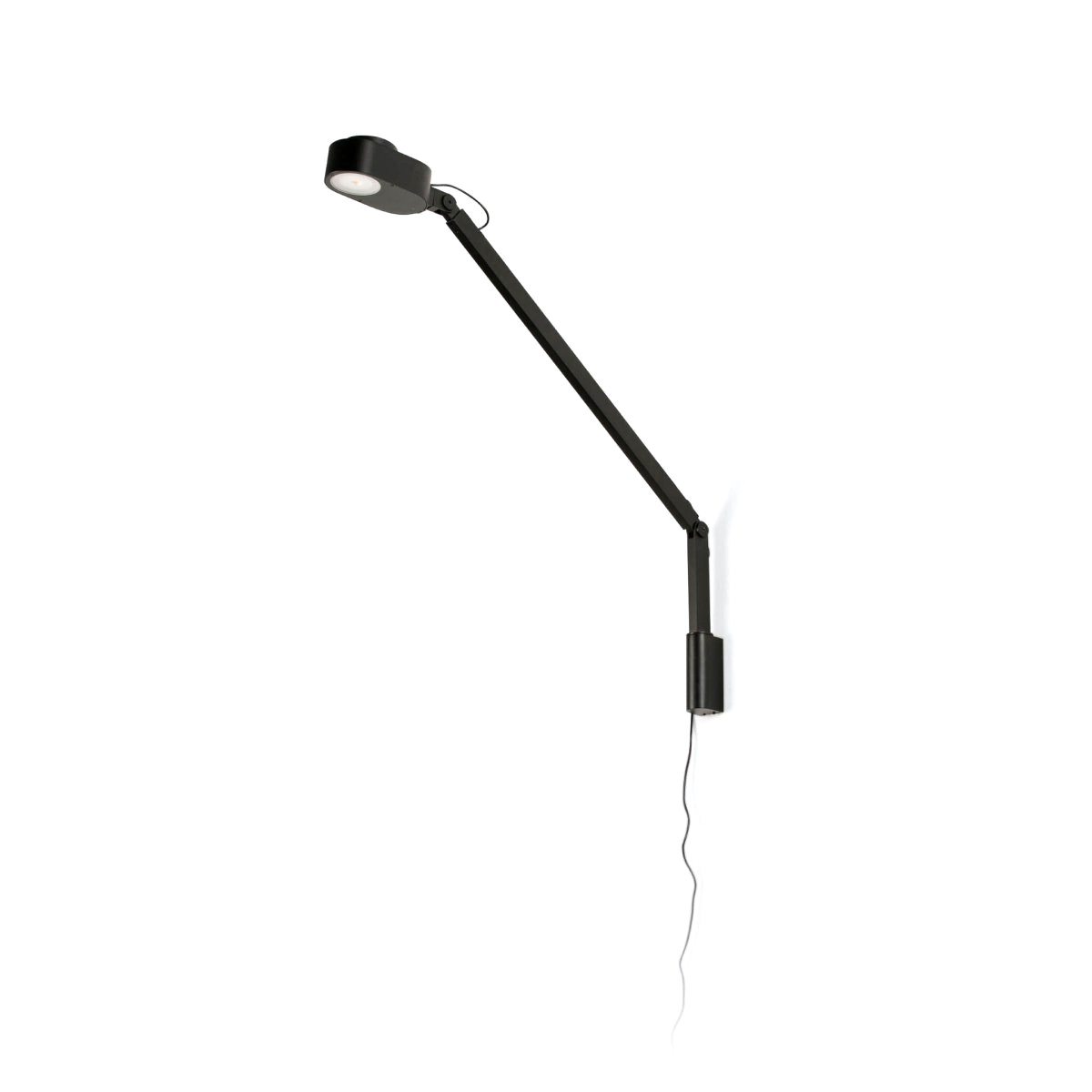 Inviting 86cm Svart vegglampe Fra Faro Barcelona - Inviting er en svart vegglampe med justerbar arm, designet for &aring; gi optimal lyskomfort n&aring;r du leser, jobber eller studerer.