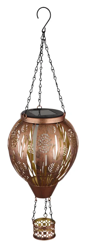 Balloon Kopper solcellelampe Fra Globo Lighting - En unik och st&auml;mningsfull detalj som ger utomhusmilj&ouml;n en lekfull och elegant touch!