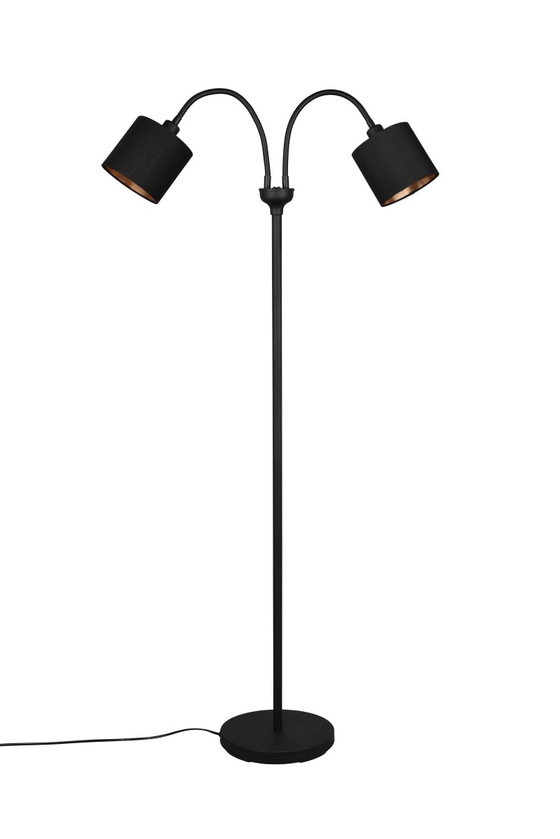 Tommy 2 Svart gulvlampe Fra Trio Lighting - 