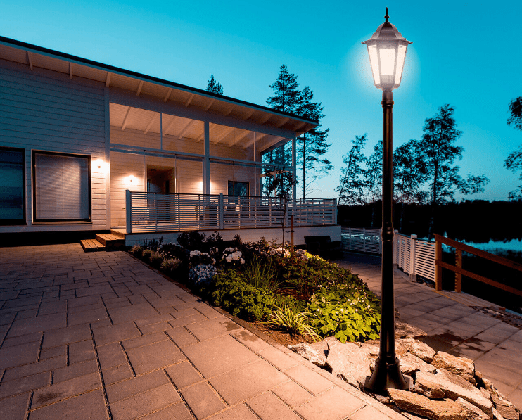 Kartano 175cm Svart lyktestolpe Fra Airam - 