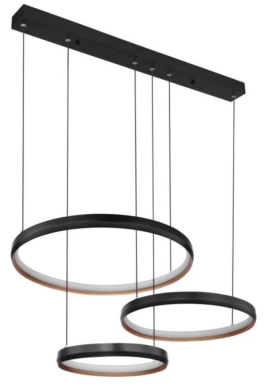 Halli Svart Fra Globo Lighting - LED-panelerna erbjuder flexibel belysning med justerbar f&auml;rgtemperatur fr&aring;n varmt vitt (2700K) till kallt vitt (6000K) och kan dimras samt fixeras i &ouml;nskat ljusl&auml;ge.