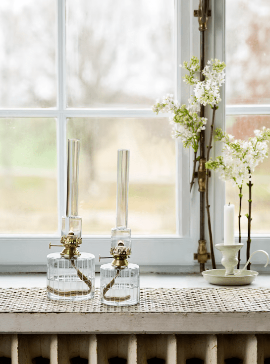 Kerosene Lamp Straight Big Gjennomsiktig Fra Strömshaga - Passer med veke artikkelnummer 116210 og brennere med artikkelnummer 121810G.