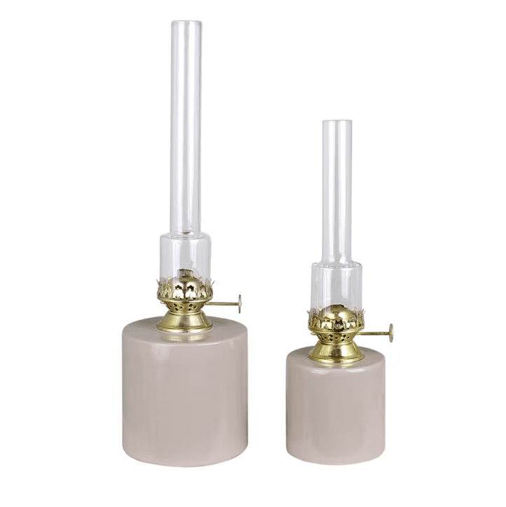 Kerosene Lamp Straight Big Beige Fra Strömshaga - Passer med veke artikkelnummer 116210 og brennere med artikkelnummer 121810G.
