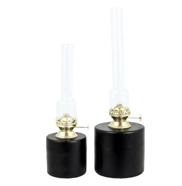 Kerosene Lamp Straight Big Svart Fra Strömshaga - Passer med veke artikkelnummer 116210 og brennere med artikkelnummer 121810G.