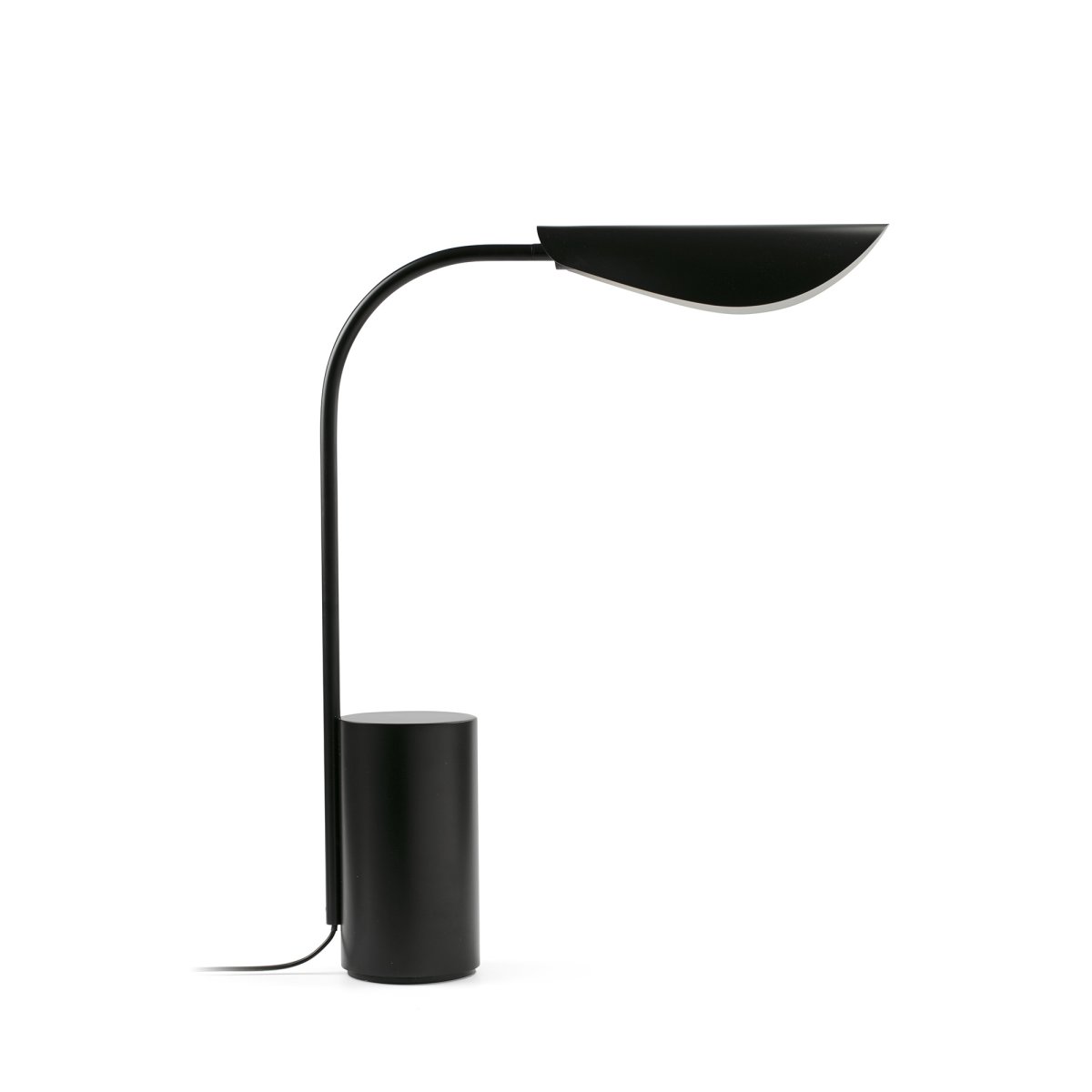Liggera 55cm Svart bordlampe Fra Faro Barcelona - Liggera er en bordlampe med et enkelt, line&aelig;rt design inspirert av tradisjonell japansk minimalisme.