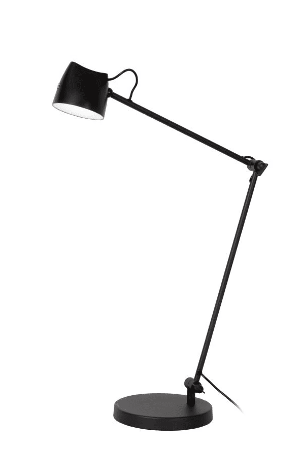 Milne 42cm Svart skrivebordslampe Fra Lucide - 