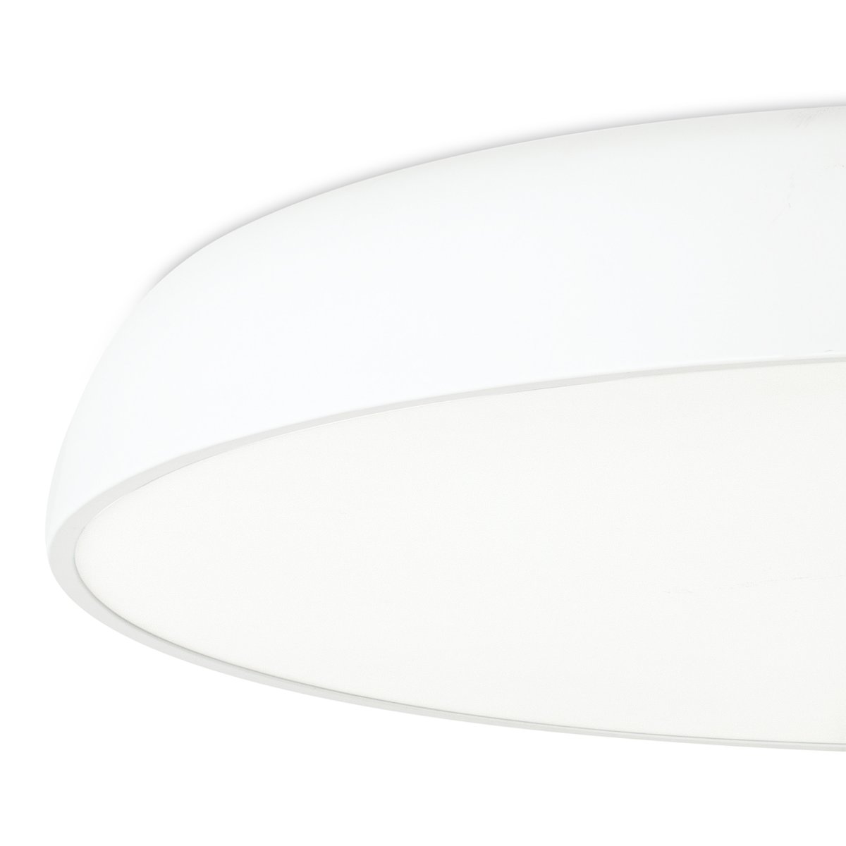Mega Ø75 Hvit plafond Fra Faro Barcelona - Mega er en elegant taklampe med innebygd LED-teknologi og et klassisk design &ndash; perfekt for jevn og komfortabel innend&oslash;rsbelysning.