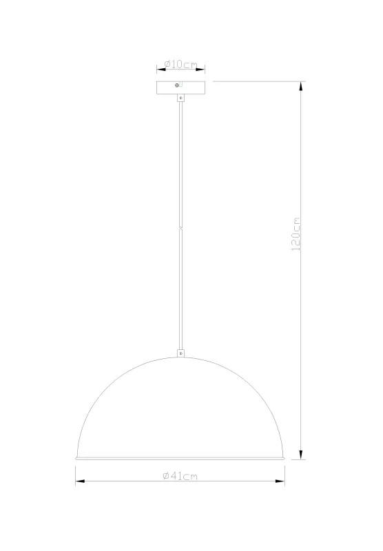 Lenn Ø40 Svart Taklampe Fra Globo Lighting - Den guldf&auml;rgade insidan av sk&auml;rmen, med en diameter p&aring; 41 cm, skapar en varm och inbjudande ljuseffekt.