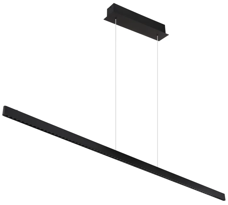 Dentsy 150cm Svart Taklampe Fra Globo Lighting - Med den smidiga touchknappen f&ouml;r av/p&aring; och den stegl&ouml;sa touchdimmern kan du enkelt justera ljusstyrkan efter &ouml;nskem&aring;l.