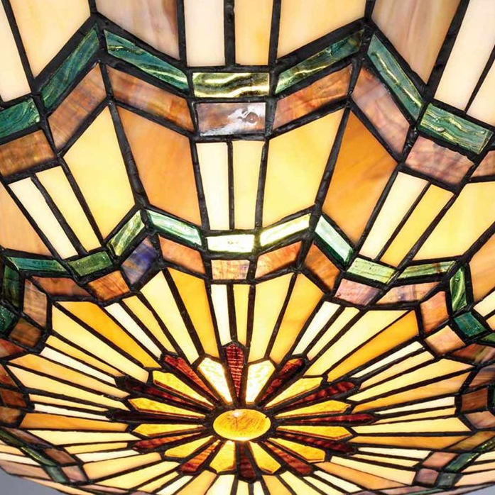 Alscott Ø42 Flerfarget Fra Elstead Lighting - Den klassiske lampefoten er elegant utformet i en bronsefinish, som forsterker den tidløse og håndverksmessige følelsen av designet.