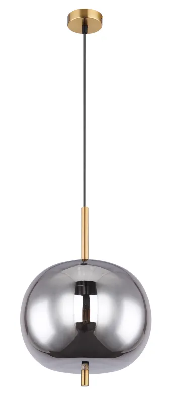 Blacky Ø30 Messing Taklampe Fra Globo Lighting - En stilren armatur som skapar en st&auml;mningsfull och elegant belysning i ditt hem,&nbsp;perfekt i vardagsrum eller matsal.