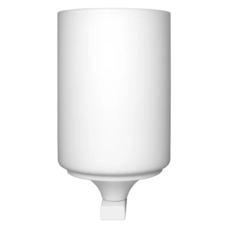 Lantern Cylinder Hvit utendørslampe Fra Osram - Den er laget av presst&oslash;pt aluminium for h&oslash;y slitestyrke og har en diffuser i herdet frostet glass som gir et mykt og behagelig lys.
