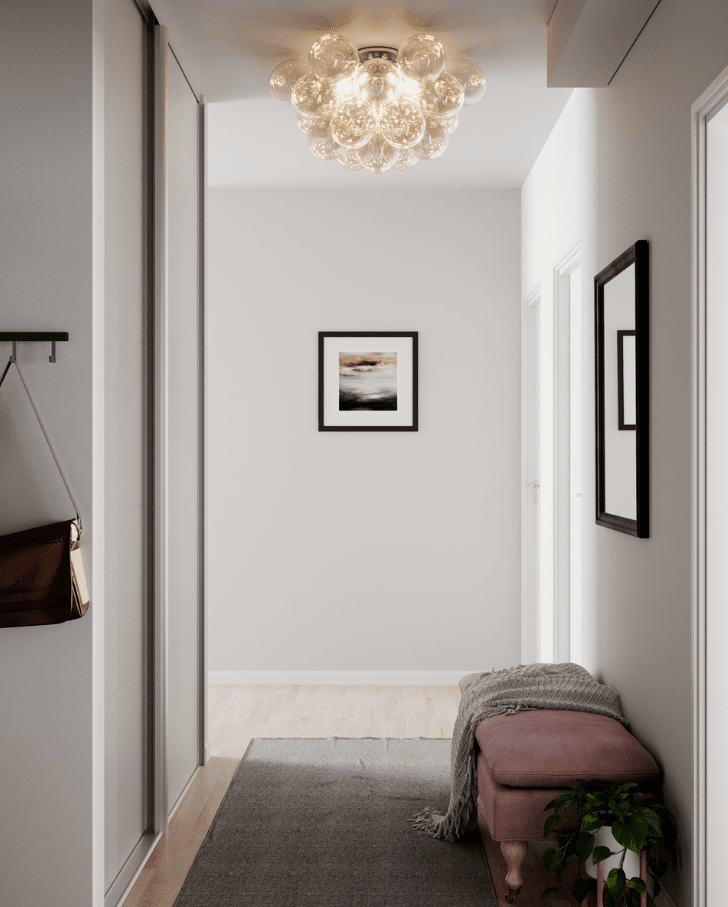 Gross Ø70 Rav plafond Fra By Rydéns - De h&aring;ndlagde glasskulene gir en unik f&oslash;lelse av kvalitet og h&aring;ndverk, samtidig som de sprer en fin og behagelig gl&oslash;d som fyller rommet med en myk og innbydende atmosf&aelig;re.