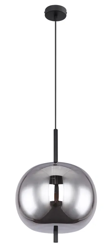 Blacky Ø30 Svart Taklampe Fra Globo Lighting - Blacky &auml;r en stilren armatur som skapar en st&auml;mningsfull och elegant belysning i ditt hem,&nbsp;perfekt i vardagsrum eller matsal.