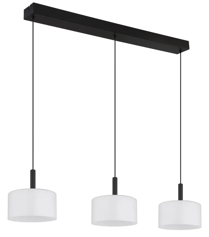 Trenton 96cm Hvit Taklampe Fra Globo Lighting - Denna takpendel &auml;r idealisk f&ouml;r matsalar och k&ouml;k, d&auml;r den skapar en inbjudande atmosf&auml;r och ett stilrent uttryck.