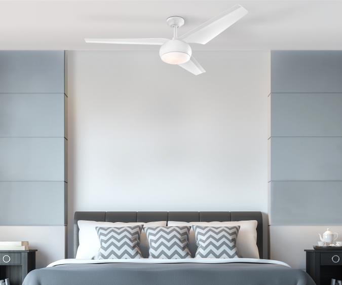 Madeline Ø142 Hvit Fra Westinghouse - Flyturen med 47 db i lydnivå; Den er ideell for rom opptil 36 kvadratmeter og fungerer hele året med sin reversfunksjon, som betyr at den kan kjøle seg på; sommeren og resirkulere varm luft om vinteren.