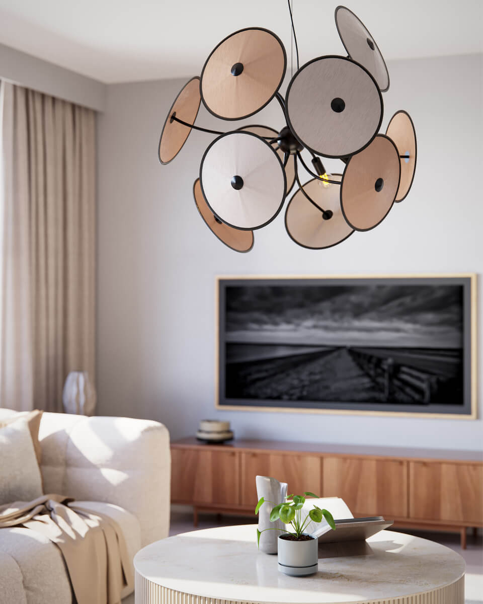 Cappello Ø82 Beige Taklampe Fra By Rydéns - Cappello l&oslash;fter rommet ditt til nye niv&aring;er med sin st&oslash;rrelse og fleksibilitet.