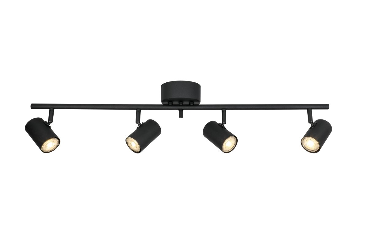 Omega 4 Svart spotlight Fra Nordic Lighting - Omega er en klassisk spotlight med et tidsriktig design i matt sort metall.