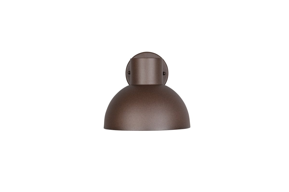 Elbe 20cm Rusten brun utendørslampe Fra Trio Lighting - Med IP44-klassifisering er den motstandsdyktig mot regn og fuktighet, og sprer et mykt, nedoverrettet lys som skaper en trygg og hyggelig inngang.