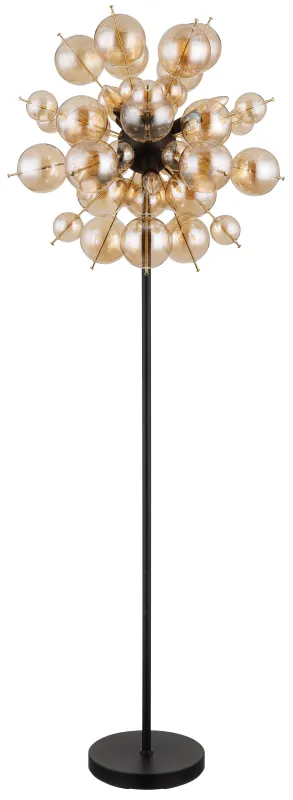 Udo Rav gulvlampe Fra Globo Lighting - Ge ditt hem en modern och extravagant touch med Udo golvlampa &ndash; en perfekt kombination av design, funktion och atmosf&auml;riskt ljus.