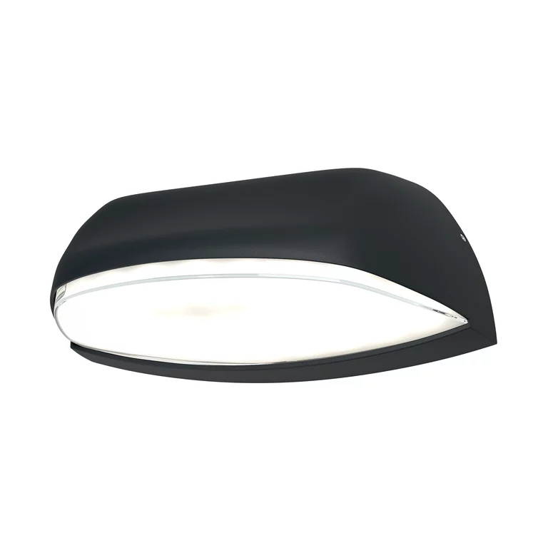 Wide Mørk grå utendørslampe Fra Osram - Tillverkad av pressgjuten aluminium och med IP44-klassning, &auml;r denna lampa b&aring;de h&aring;llbar och skyddad mot v&auml;der och vind, vilket g&ouml;r den idealisk f&ouml;r utomhusbruk.