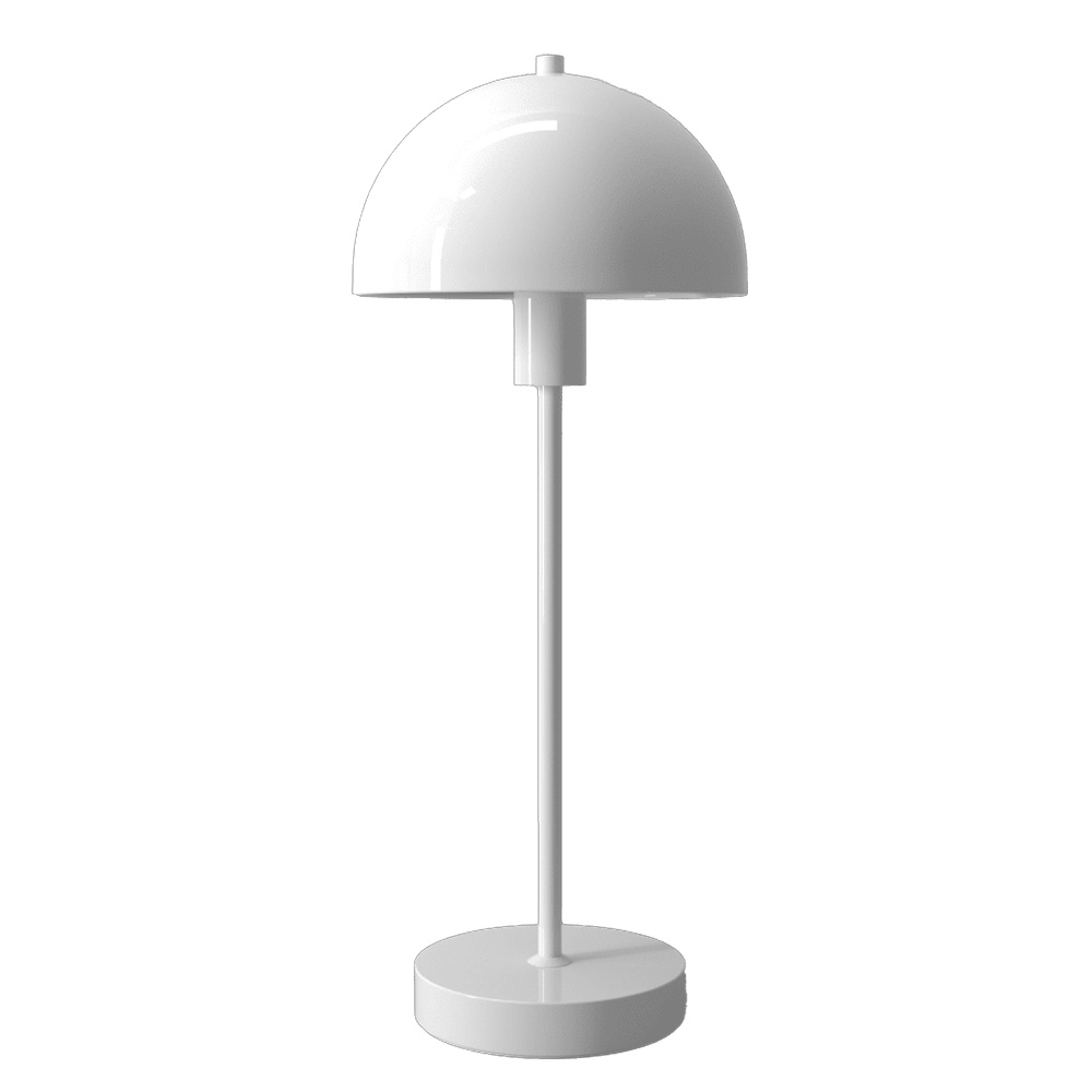 Vienda 48cm Hvit bordlampe Fra Herstal - Vienda bordlampe med sitt klassiske og elegante design, gj&oslash;r at lampen kan brukes i hjemmet i mange &aring;r.