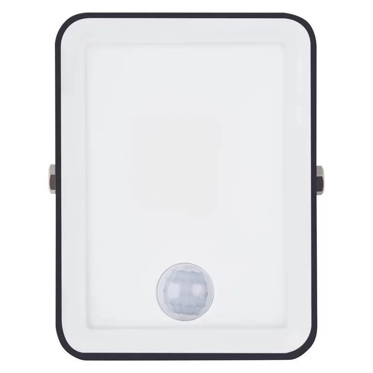 Floodlight Essential Sensor 10W Svart utendørslampe Fra Ledvance - Med en innebygd bevegelses- og dagslyssensor slår lyset seg på automatisk når det er bevegelse og tilpasser seg lysforholdene, og maksimerer energisparingen.