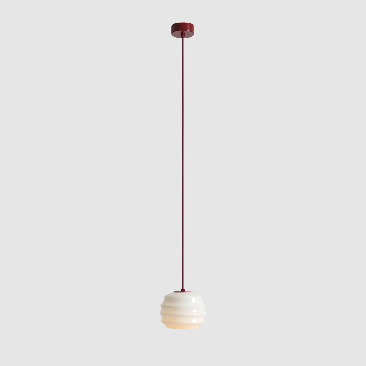 Puff Ø16 Burgunder Taklampe Fra Artera - Puff er en sjarmerende takpendel som kombinerer myke former med et moderne og stilig design.
