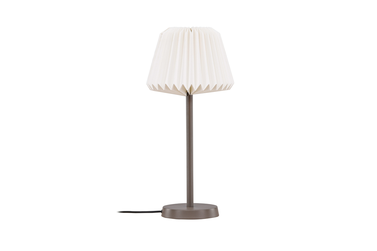 Tandådalen 50cm Mørk brun bordlampe Fra Venture Design - Skjermen slipper lyset gjennom p&aring; en behagelig m&aring;te, og skaper en avslappende og hyggelig atmosf&aelig;re i rommet ditt.