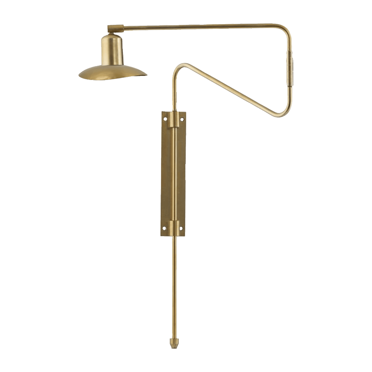 Swing 35cm Messing vegglampe Fra House Doctor - Legg til en hjemmef&oslash;lelse med denne elegante vegglampen, designet i den karakteristiske Swing-stilen med en messingfinish.
