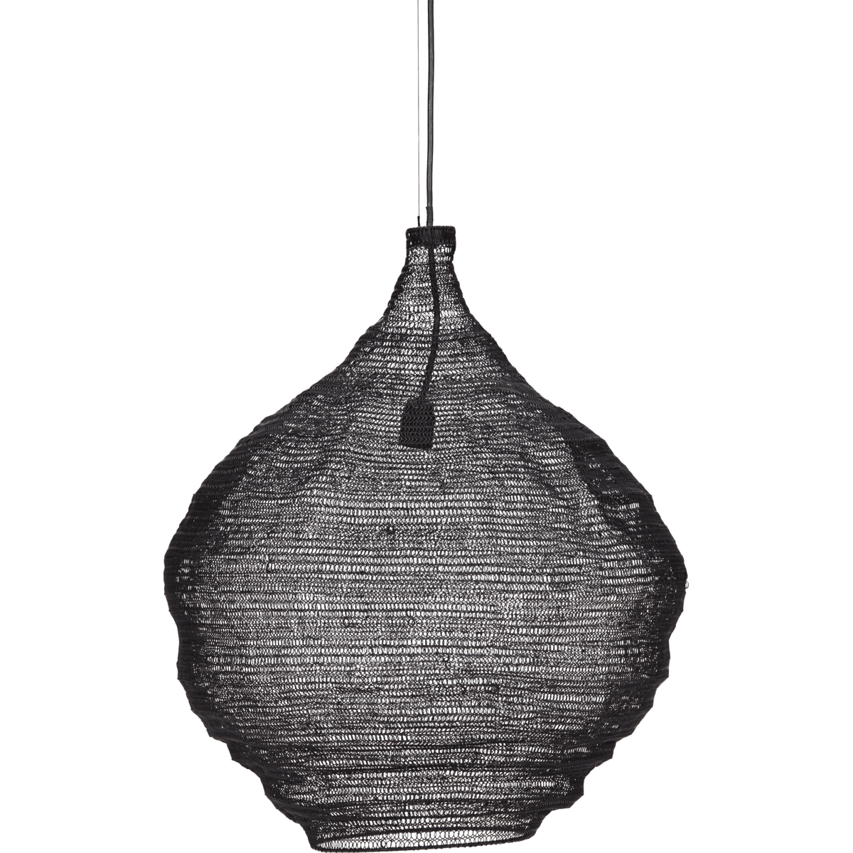 Mesh Ø60 Svart Taklampe Fra House Doctor - Heng taklampen fra House Doctor over spisebordet, i et hjørne av stuen eller i gangen for å gi en fantastisk glød.
