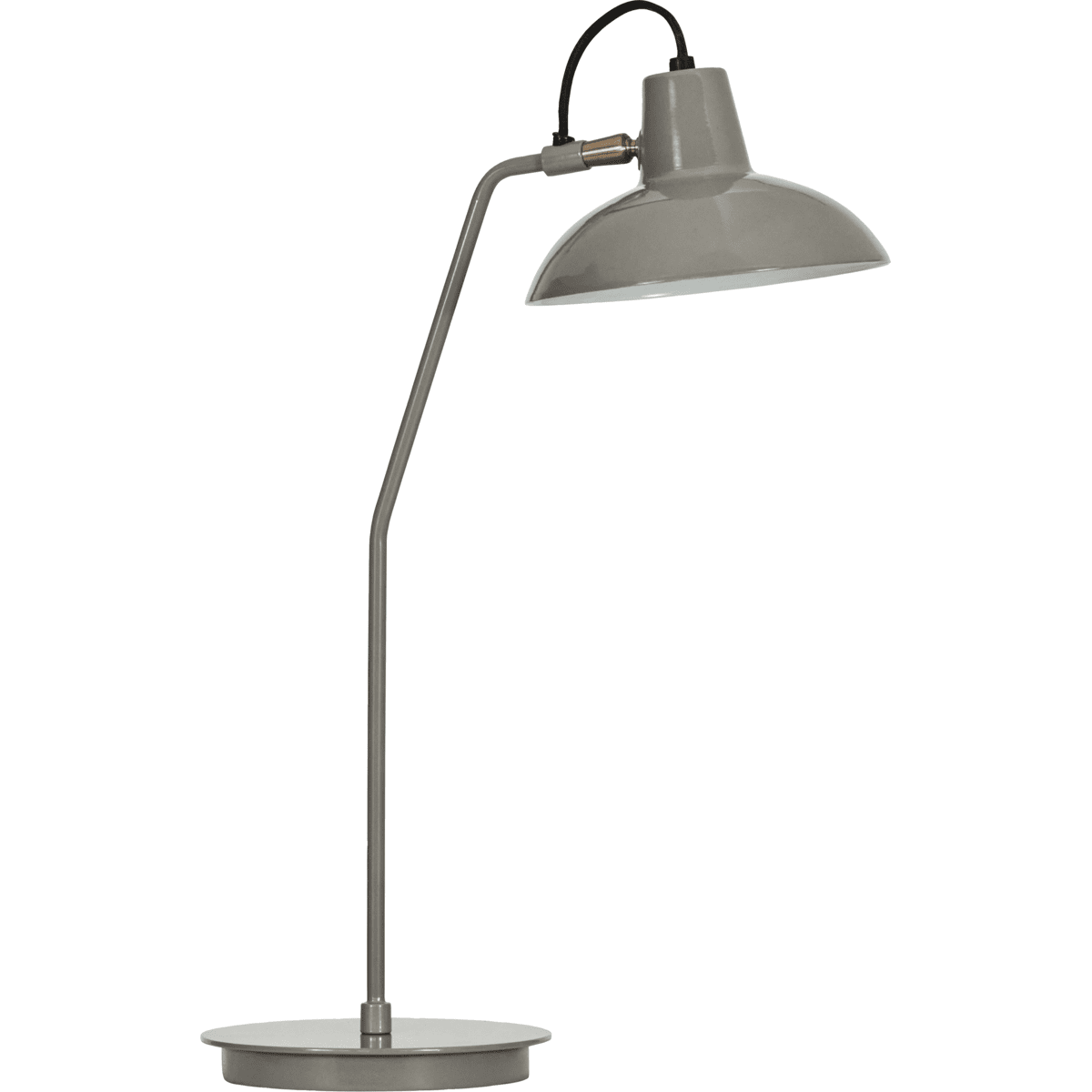 Desk 50cm Grå skrivebordslampe Fra House Doctor - Denne gr&aring; lampen kombinerer rene linjer og en jevn emaljefinish, noe som gjør den både moderne og tidløs.