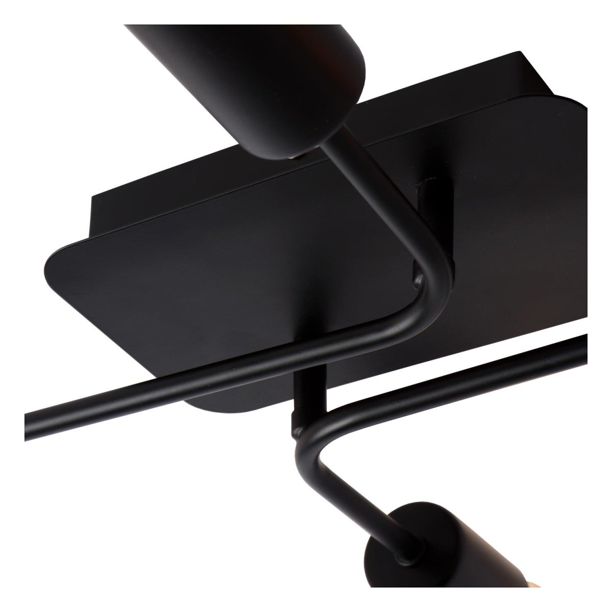 Lester 50cm Svart plafond Fra Lucide - Du kan enkelt koble taktaket Lester til en dimmer for å skape den perfekte stemningen med et trykk på en knapp.