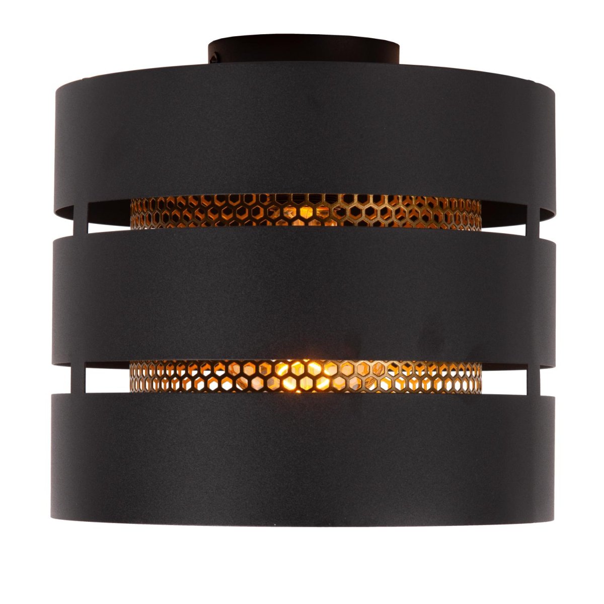 Rosas Ø26 Svart plafond Fra Lucide - Laget av h&oslash;ykvalitets st&aring;l, denne taklampen med en diameter p&aring; 26 centimeter perfekt for soverom, stue eller en hall.