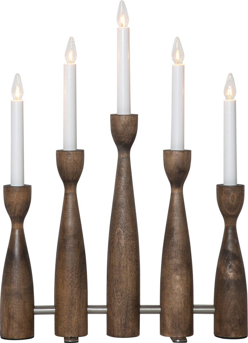 Midja 2.0 Brun Fra Star Trading - Leveres med 1,8 m hvit ledning, strømbryter og støpsel.