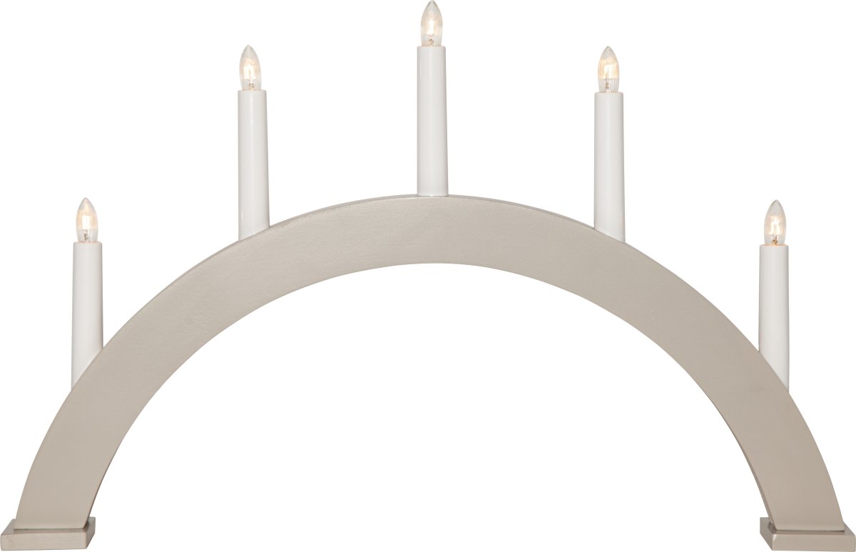 Albo Beige Fra Star Trading - Laget i tre og malt i beige.