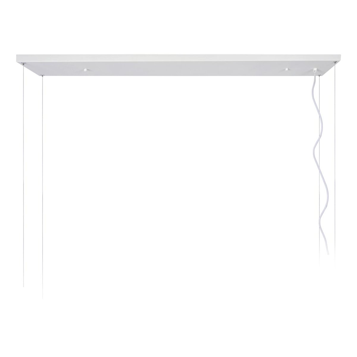 Miravelle 110cm Hvit Taklampe Fra Lucide - Den er laget av høykvalitets metall og har seks spotlights og plass over for å plassere glass, pepper- og saltkverner eller vakre planter og urter.