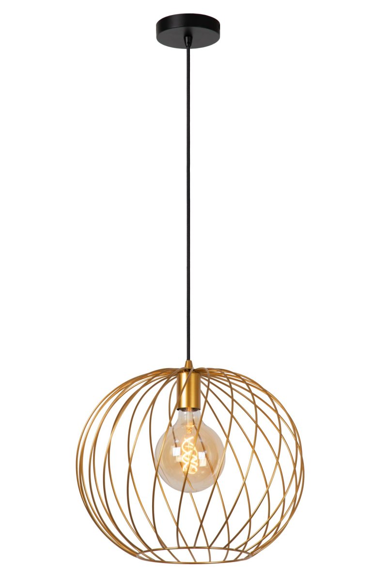 Danza Ø40 Matt gull/messing Taklampe Fra Lucide - Utstyr Danza med en LED-lyskilde og koble den til en ekstern dimmer for å skape den perfekte stemningen.