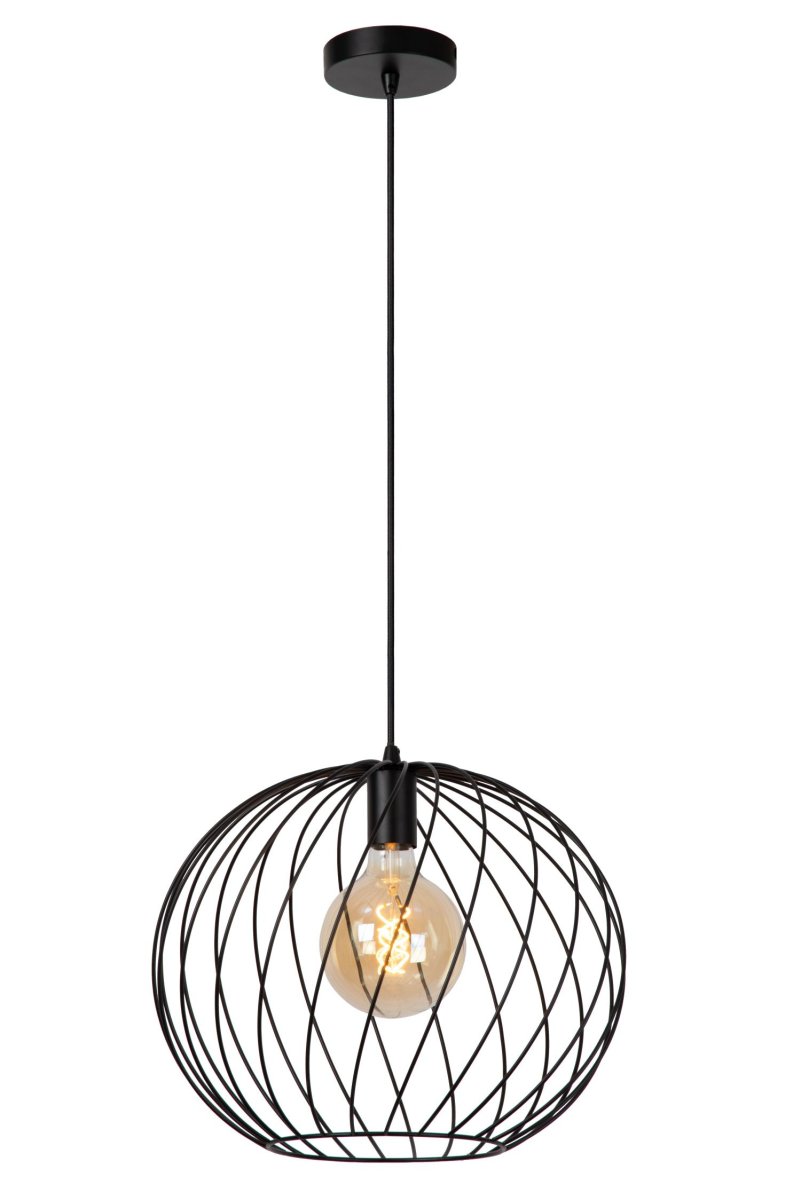 Danza Ø40 Svart Taklampe Fra Lucide - Utstyr Danza med en LED-lyskilde og koble den til en ekstern dimmer for å skape den perfekte stemningen.