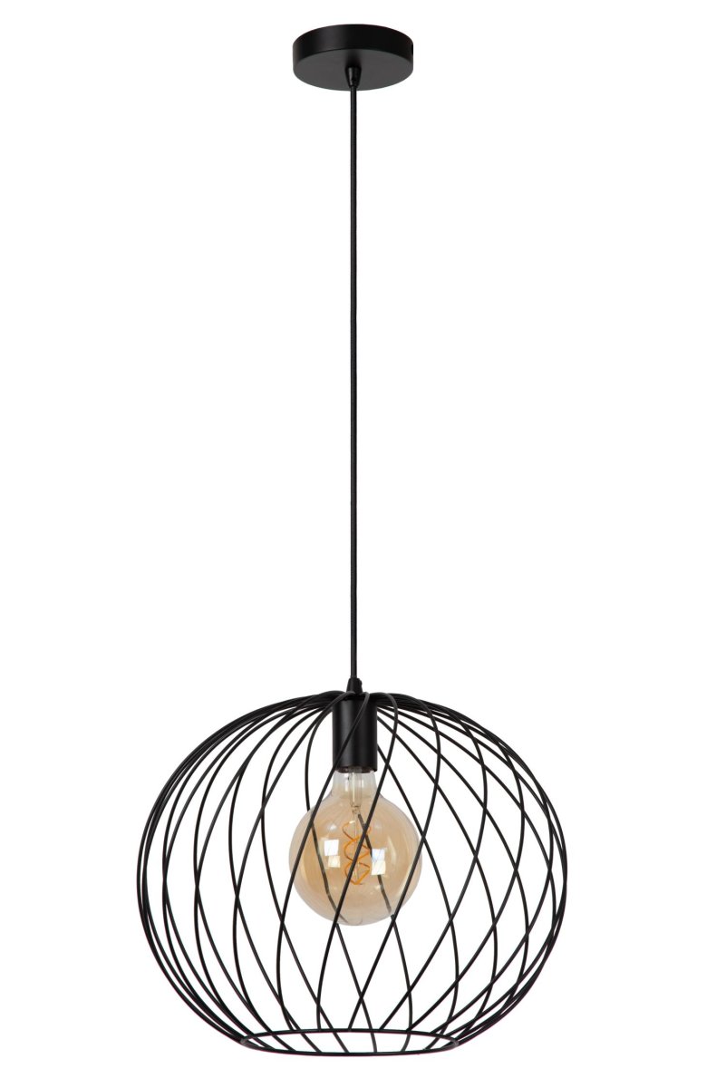 Danza Ø40 Svart Taklampe Fra Lucide - Utstyr Danza med en LED-lyskilde og koble den til en ekstern dimmer for å skape den perfekte stemningen.