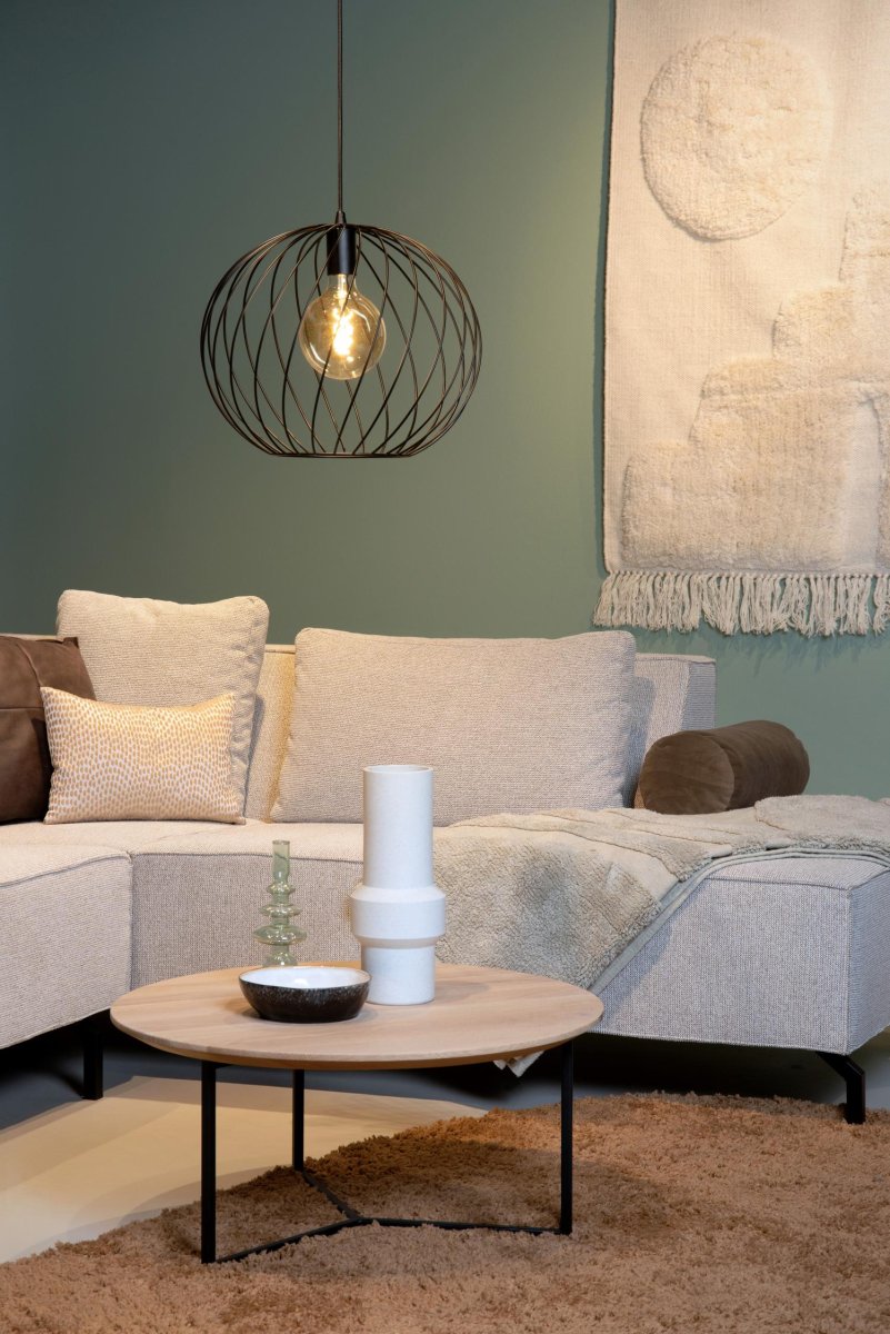 Danza Ø40 Svart Taklampe Fra Lucide - Utstyr Danza med en LED-lyskilde og koble den til en ekstern dimmer for å skape den perfekte stemningen.