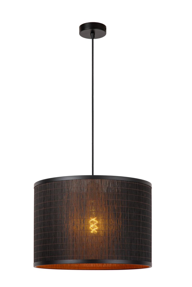 Tagalog Ø40 Svart Taklampe Fra Lucide - Unike produktegenskaper:Passer for bruk med LED-lyskildeDenne lampen kan justeres i høydenLett å koble til en dimmer (ekskl.