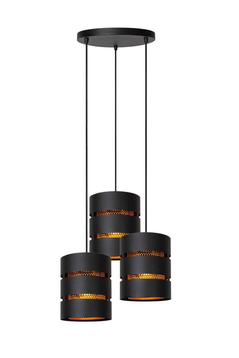 Rosas Ø43 Svart Taklampe Fra Lucide - Unike produktegenskaper:Passer for bruk med LED-lyskilderDenne lampen er høydejusterbarLett å koble til en dimmer (ekskl.