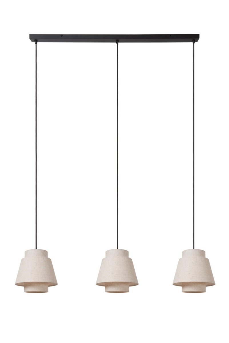 Tribute 120cm Krem Taklampe Fra Lucide - Unike produktegenskaper:Passer for bruk med LED-lyskilderDenne lampen kan justeres i h&oslash;ydenLett &aring; koble til en dimmer (ekskl.
