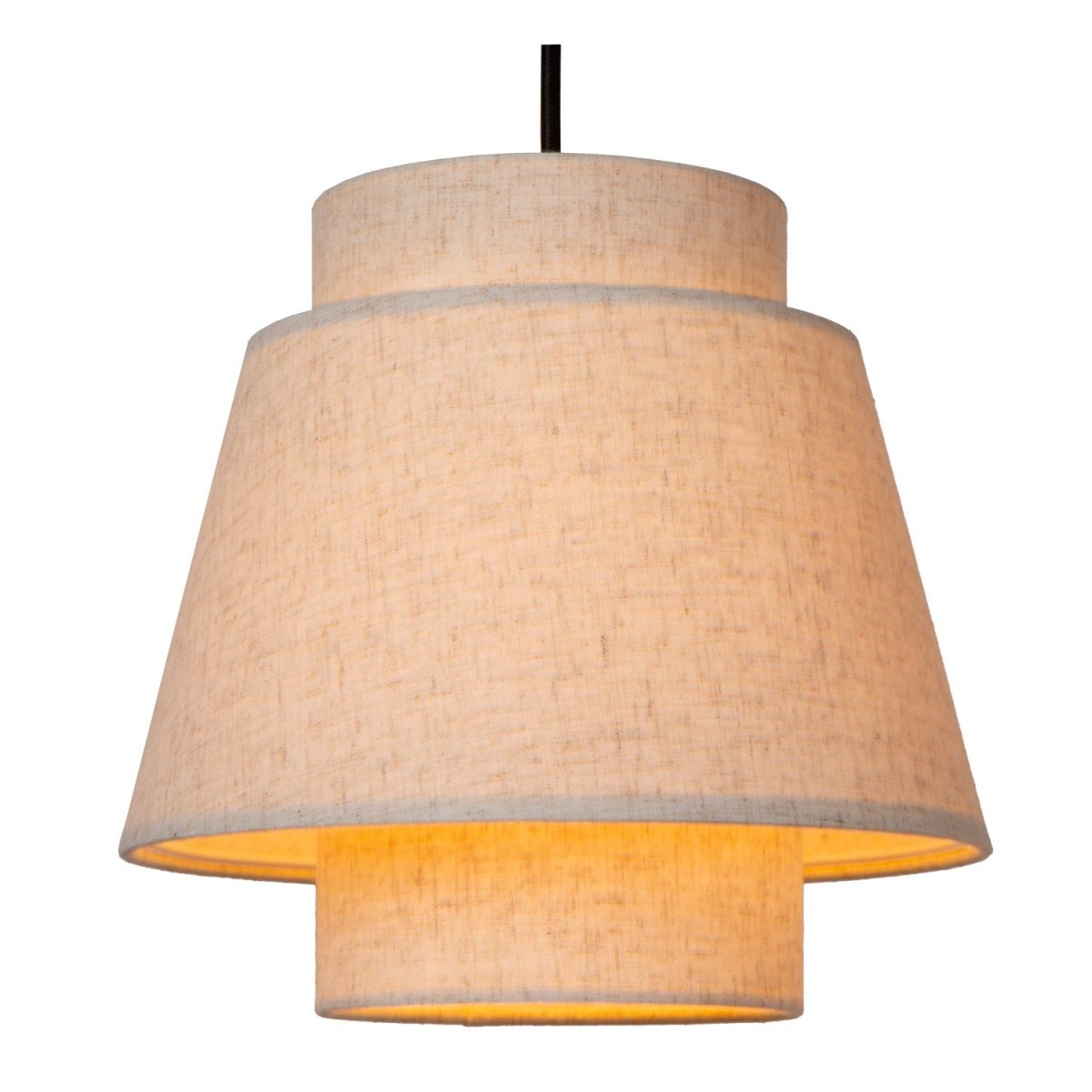 Tribute Ø76 Krem Taklampe Fra Lucide - Unike produktegenskaper:Passer for bruk med LED-lyskilderDenne lampen kan justeres i høydenLett å koble til en dimmer (ekskl.