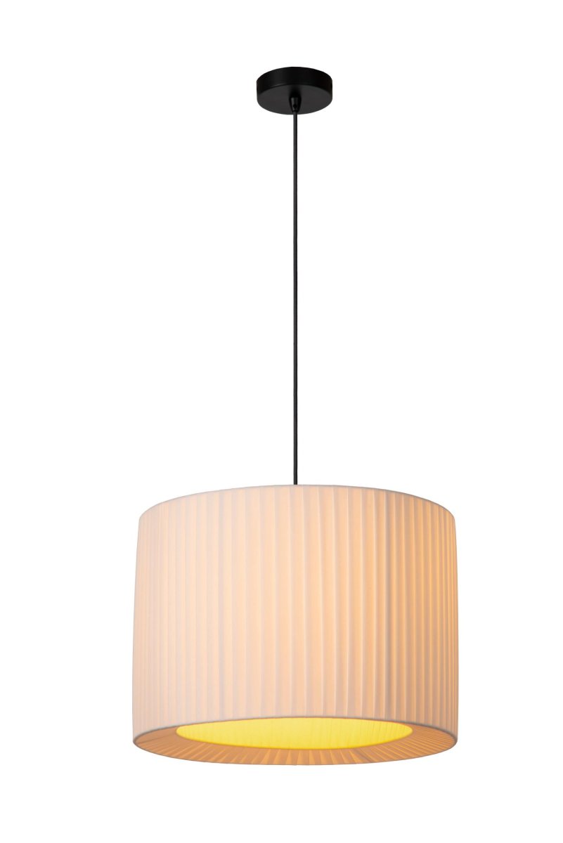Fold Ø40 Hvit Taklampe Fra Lucide -  Unike produktegenskaperPasser for bruk med LED-lyskildeDenne lampen er justerbar i høyLett å koble til en dimmer (ekskl.