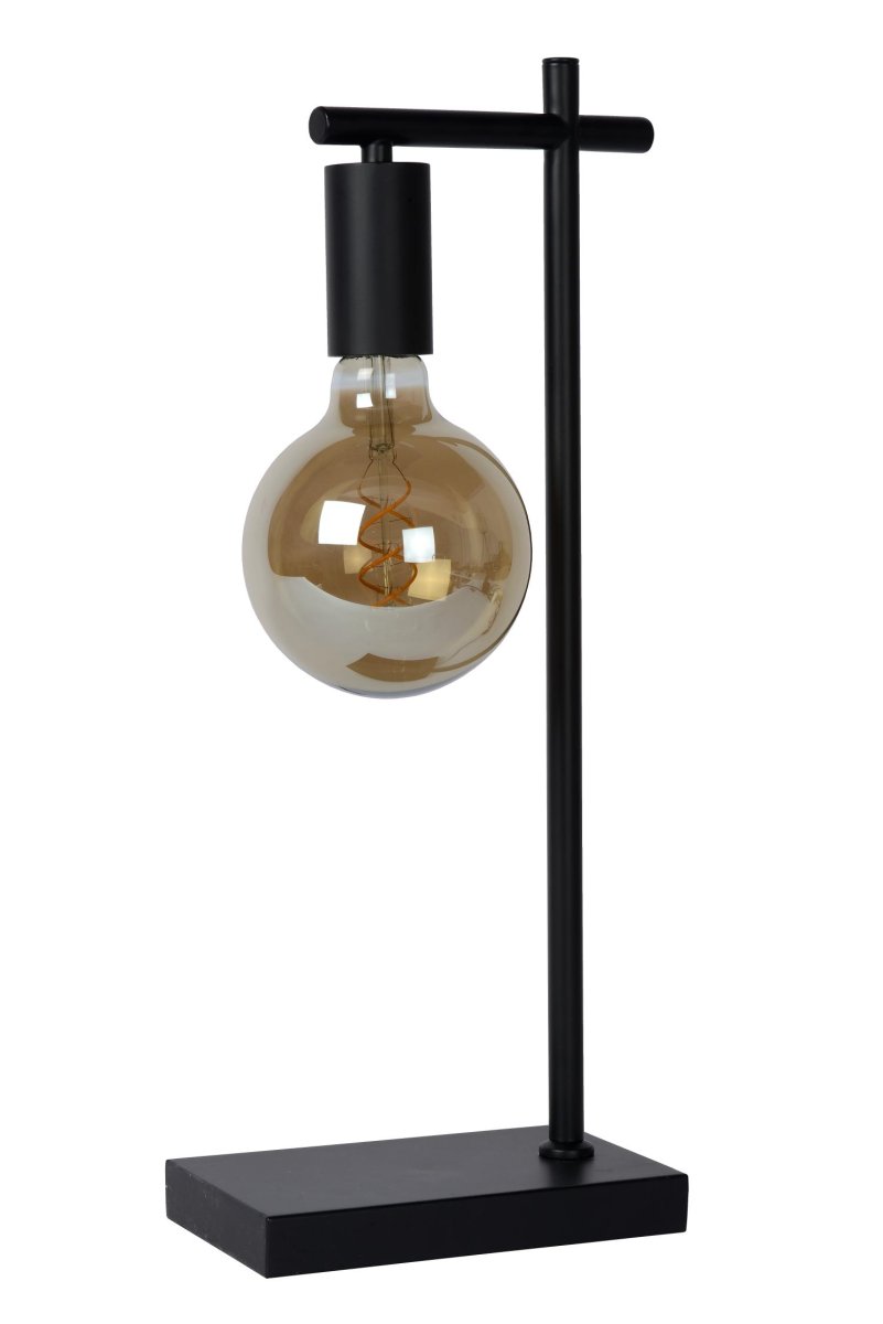 Leanne 52cm Svart bordlampe Fra Lucide - Takket være sin moderne design smelter Leanne inn i ethvert miljø som en ekte kameleon.