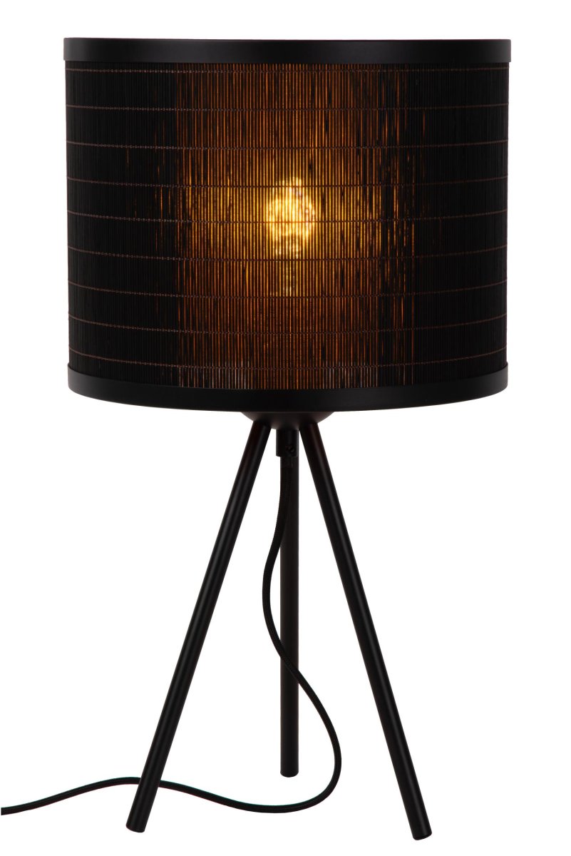 Tagalog 45cm Svart bordlampe Fra Lucide - De tre metallbena er enkle å montere, noe som gjør det enkelt å flytte Tagalog rundt i rommet.