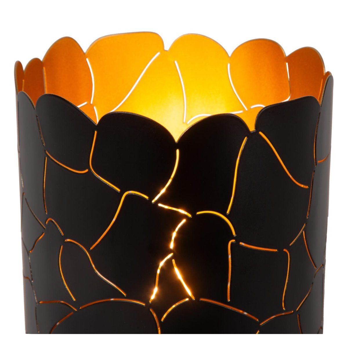 Almelo 26cm Svart bordlampe Fra Lucide - Almelo er perfekt for et sidebord i stua, p&aring; nattbordet ditt eller som en elegant aksent ved siden av en vakker plante.